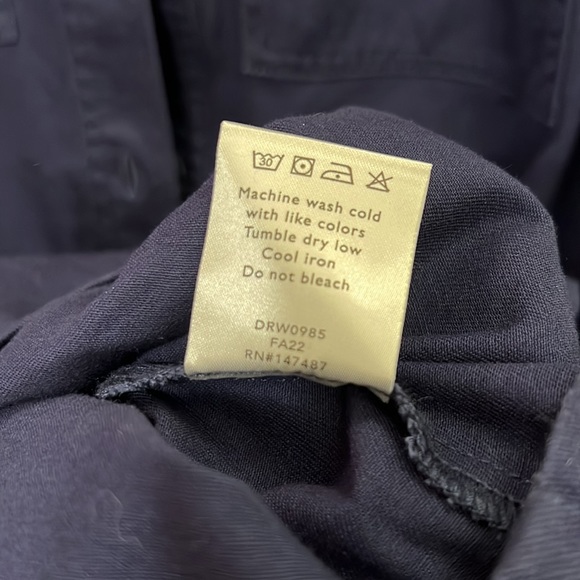 Draper James Utility Dress in Washed Twill, XS - Picture 11 of 11